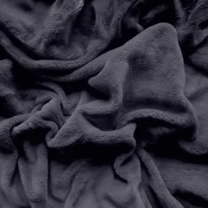 Mikroszálas lepedő SOFT BRONE 90x200 cm antracitszürke Árcsökkenés