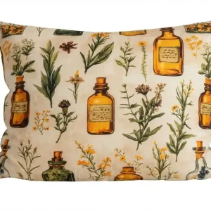 Népszerű Mikroszálas párnahuzat APOTHECARY 70x90 cm, krémszínű
