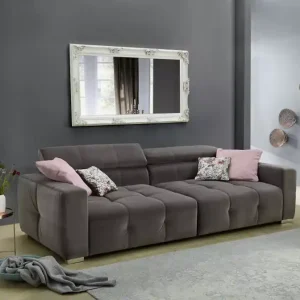Vedd meg online CANTO - Kanapé (bársonyszürke)