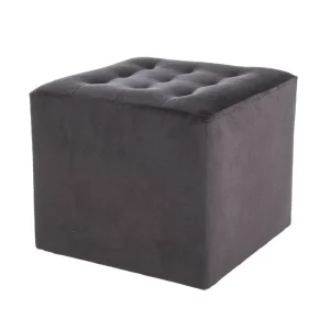 Kiárusítás LORI Velvet - Puff (Fekete bársony)