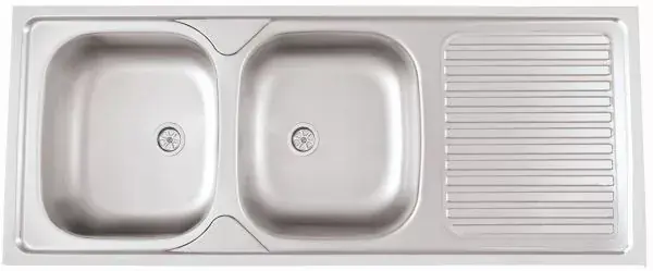 Ajánlat POUSAR 2B 1D teletetős mosogatótálca RODI (120x50 cm)