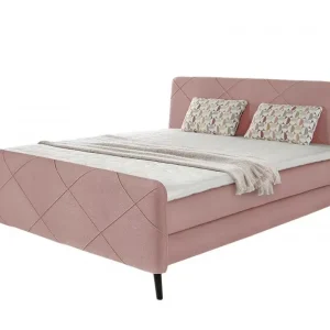 Kedvezményes ár EMIA 180 - Boxspring ágy (rózsaszín)