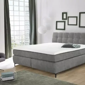 Újdonság Gitta boxspring ágy (180 x 200 ) - szürke