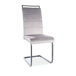 Biztonságos fizetés H441 Velvet Étkezőszék (szürke)