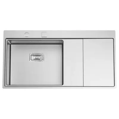 Gyors kiszállítás Xeron 105 1B 1D balos rozsdamentes mosogatótálca Rodi Elite (100x52 cm)