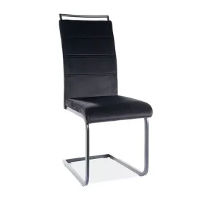 Csak ma H441 Velvet Étkezőszék (fekete)