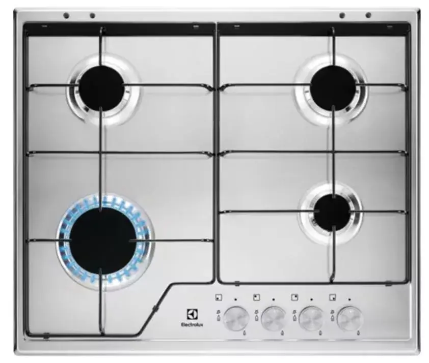 Biztonságos fizetés Electrolux KGS6424SX Gáz főzőlap, 60 cm