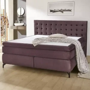 Vedd meg online Jessica mix boxspring ágy - velúr hatású padlizsán