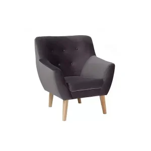 Akciós ár ARTIC 1 Velvet - Fotel (Szürke bársony)