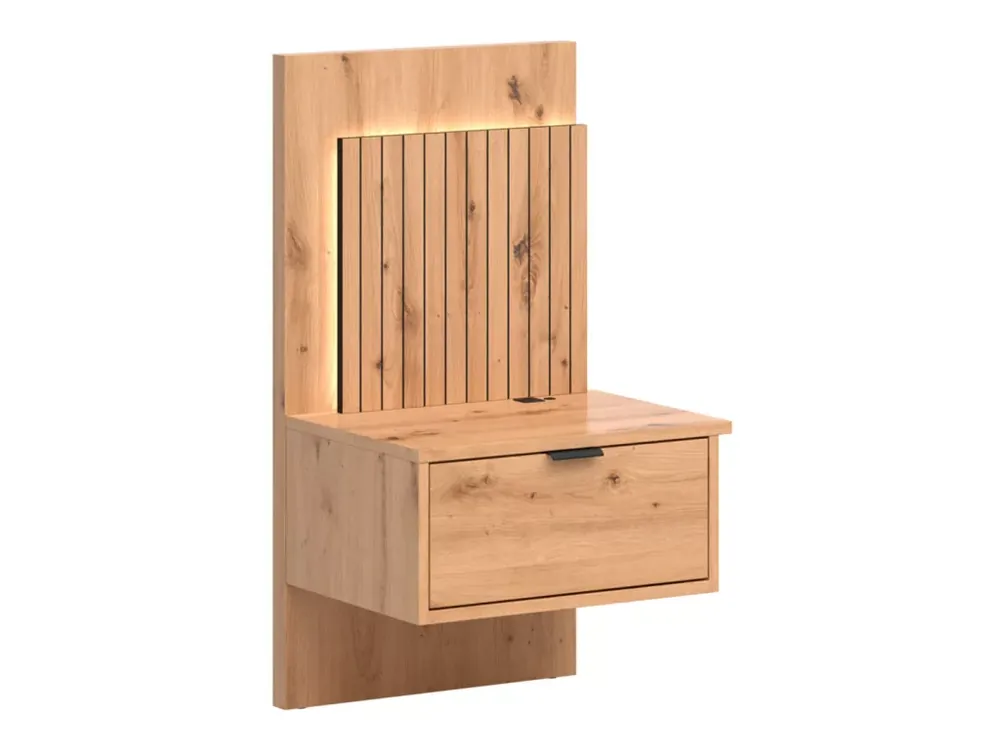 Akció BRW LAMEA éjjeliszekrény bal (KOM1S/L) - artisan tölgy