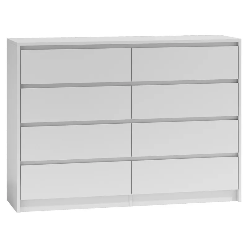 Szuper ajánlat K8 120 2X4 komód, fehér