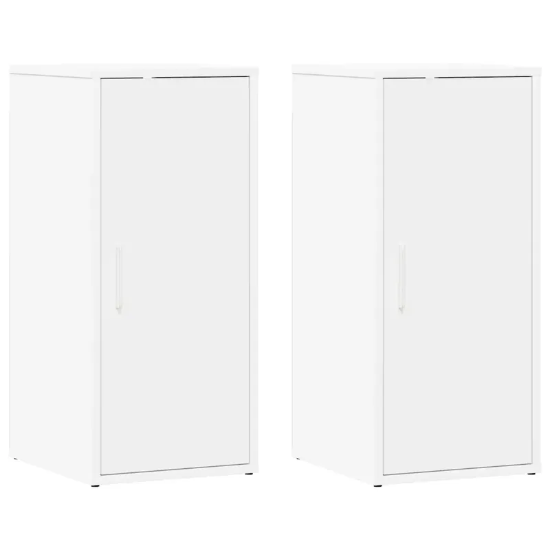 2 db fehér forgácslap cipősszekrény 32 x 35 x 70 cm Népszerű