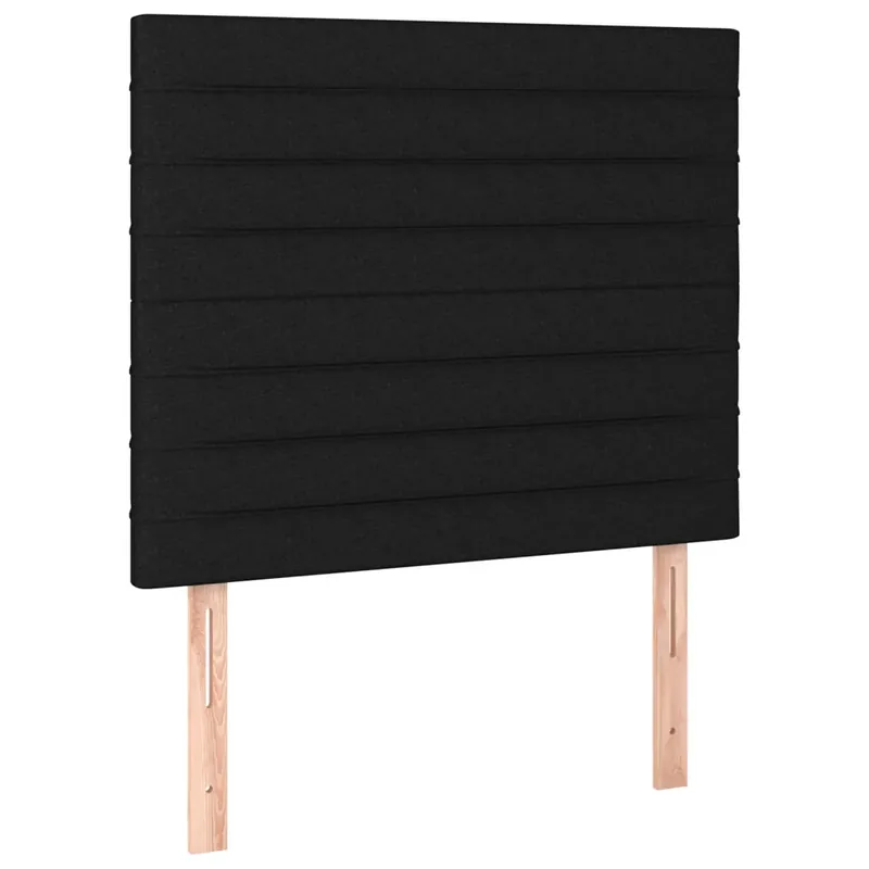 2 db fekete szövet fejtámla 80 x 5 x 78/88 cm Szuper akció