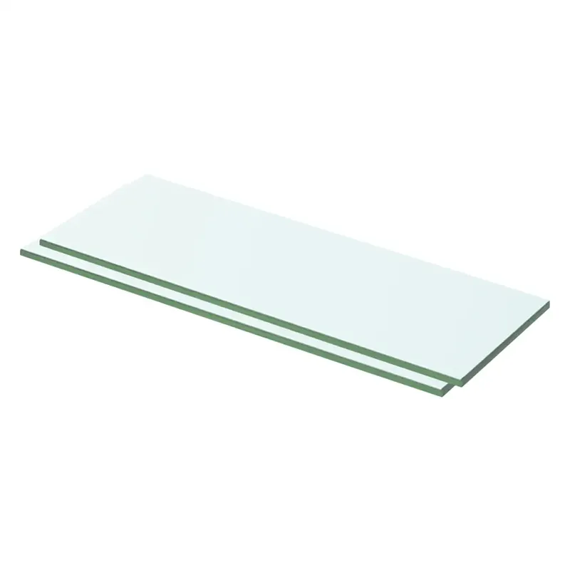 2 db átlátszó üveg paneles polc 50 x 12 cm Akciós ár