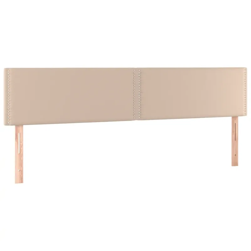 2 db cappuccino színű műbőr fejtámla 90 x 5 x 78/88 cm Gyors szállítás