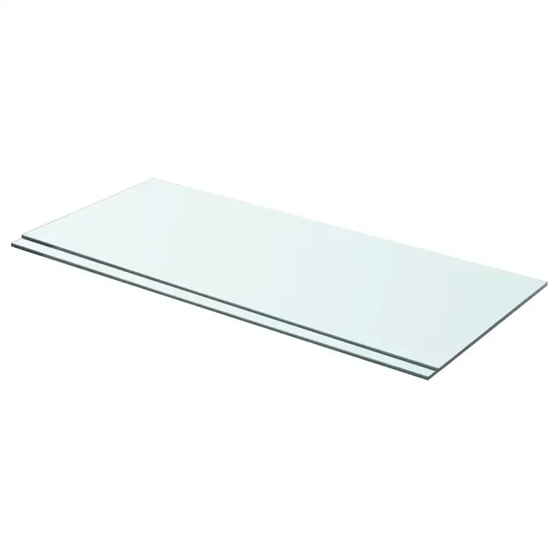 2 db átlátszó üveg paneles polc 70 x 30 cm Vásárlói kedvenc