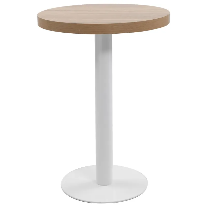 világosbarna MDF bisztróasztal 60 cm Szuper ajánlat