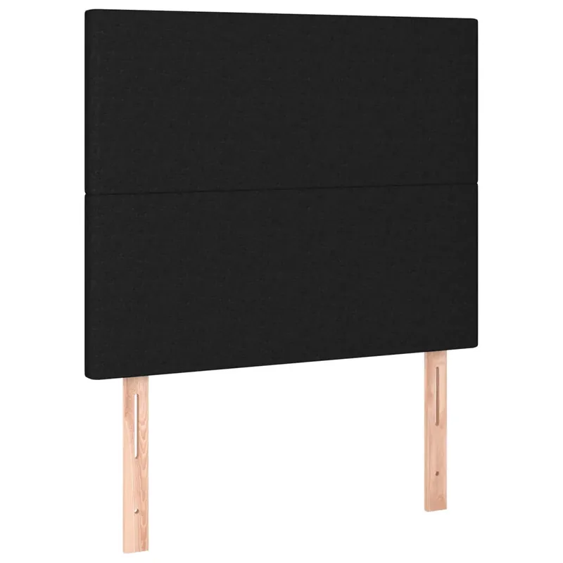 2 db fekete szövet fejtámla 80 x 5 x 78/88 cm Korlátozott ajánlat
