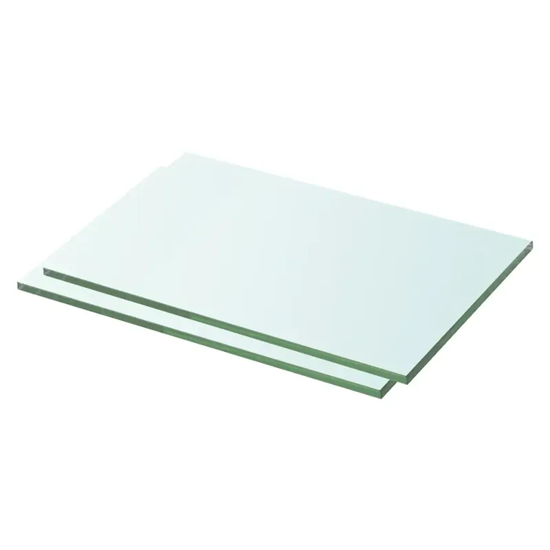 2 db átlátszó üveg paneles polc 30 x 15 cm Nézd meg most
