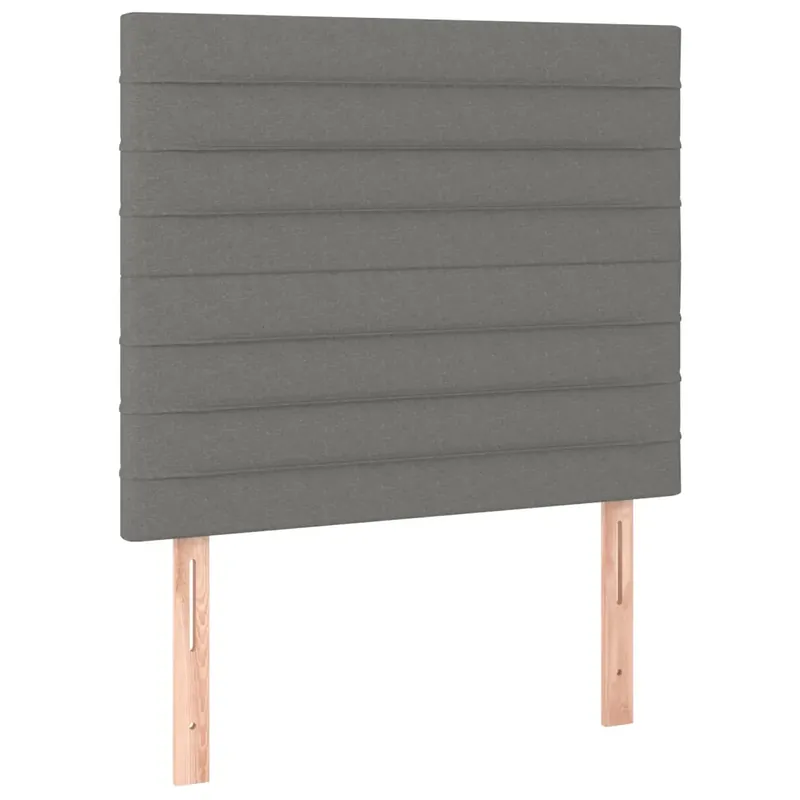 2 db sötétszürke szövet fejtámla 80 x 5 x 78/88 cm Olcsóbb