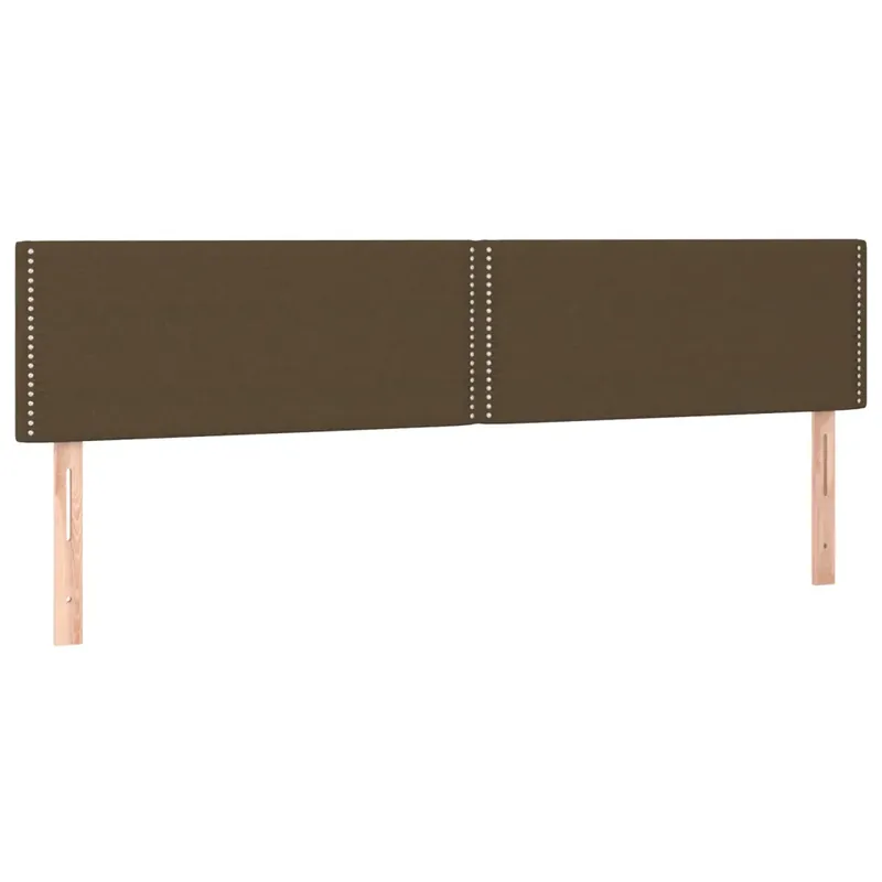 2 db sötétbarna szövet fejtámla 100x5x78/88 cm Vásárlói kedvenc