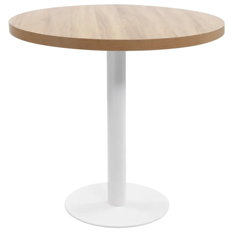 világosbarna MDF bisztróasztal 80 cm Akció