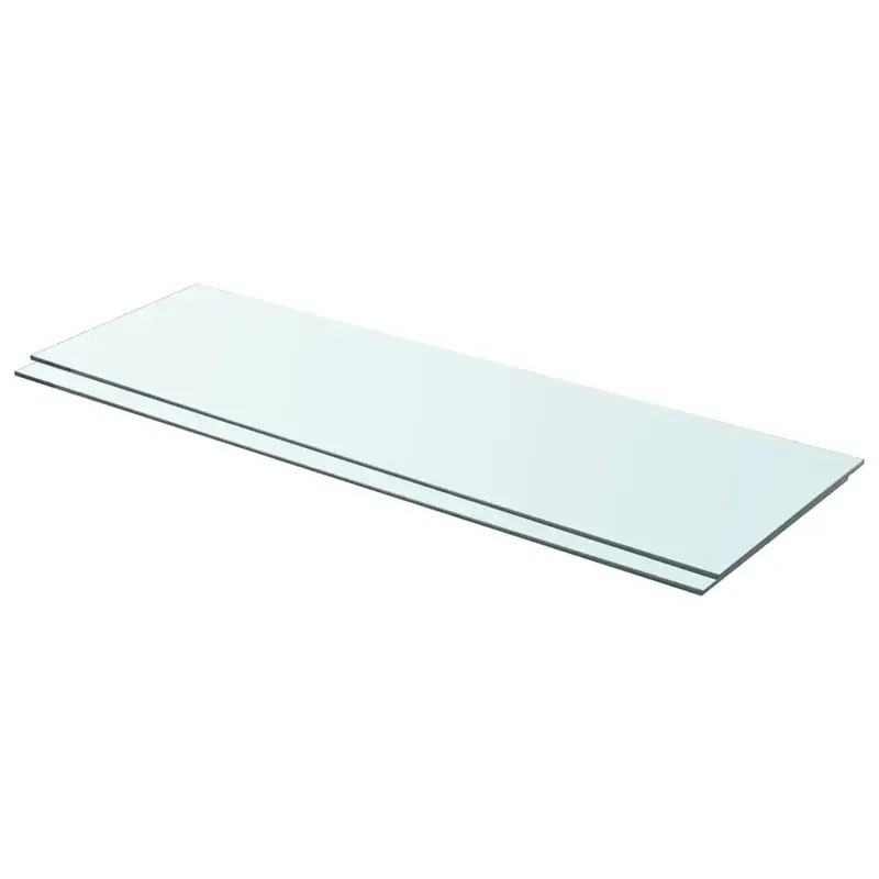 2 db átlátszó üveg paneles polc 90 x 30 cm Bestseller