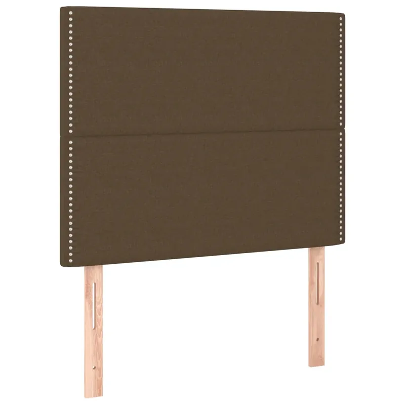 2 db sötétbarna szövet fejtámla 90x5x78/88 cm Különleges ajánlat