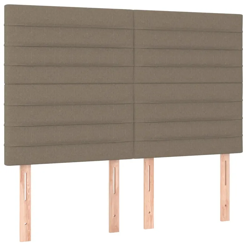 4 db tópszínű szövet fejtámla 72 x 5 x 78/88 cm Azonnal elérhető