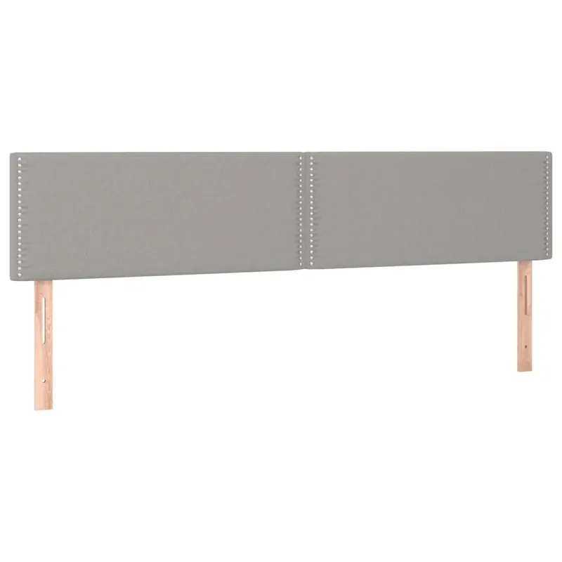 2 db világosszürke szövet fejtámla 100x5x78/88 cm Népszerű