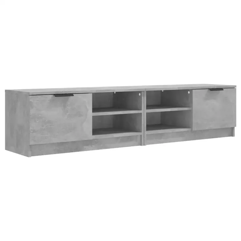 2 db betonszürke szerelt fa TV-szekrény 80x35x36,5 cm Végkiárusítás