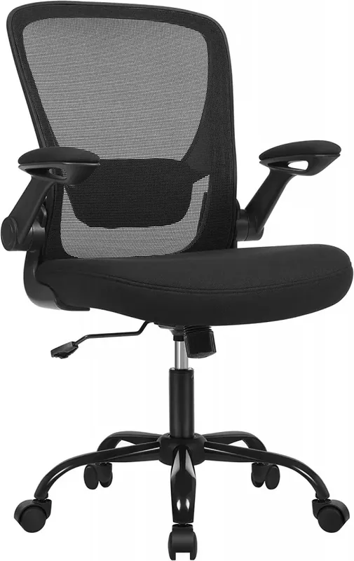Utolsó esély Irodai ergonomikus szék, deréktámasszal és hintázó funkcióval, fekete
