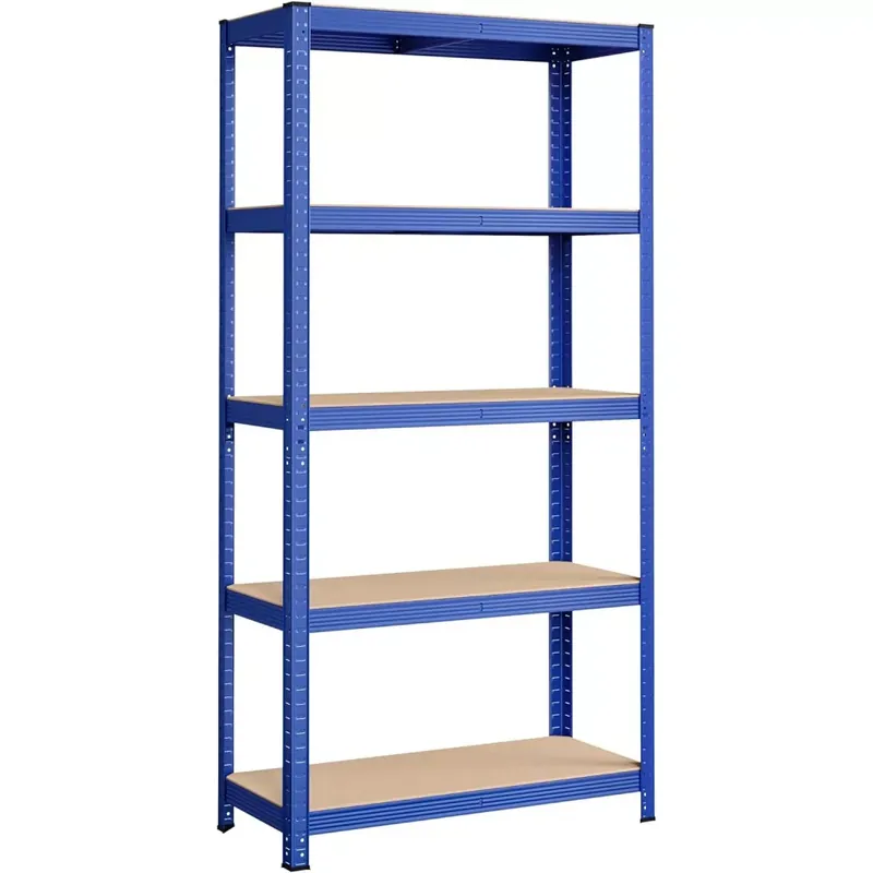 Vedd meg online Polcos állvány, 175kg polconkénti teherbírással, kék 180x90x40cm