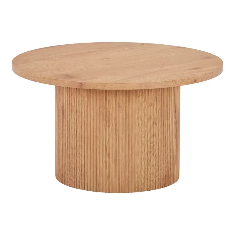 Gyors szállítás Dohányzóasztal, kerek, natúr 80 cm átmérő, 45 cm magas