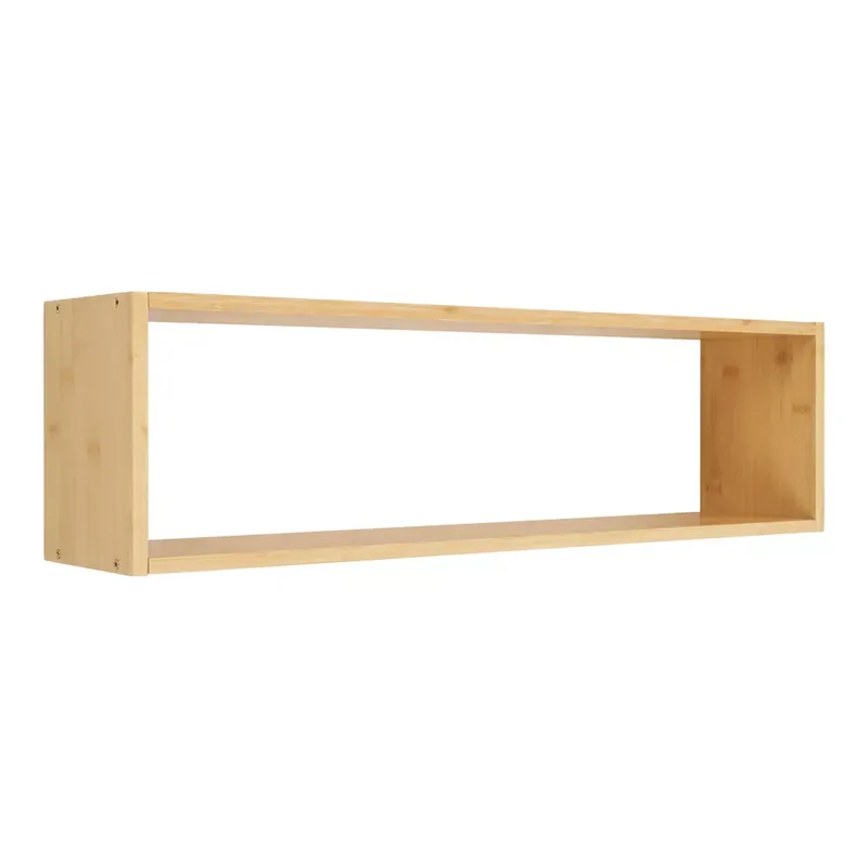 Ember fali polc, bambusz 70x15x19,5cm Gyors szállítás