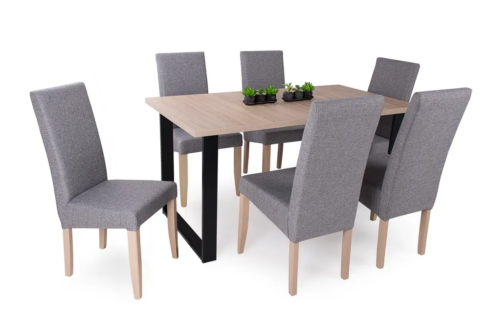 Outlet Berta Lux étkező Zoé asztallal (6 személyes)