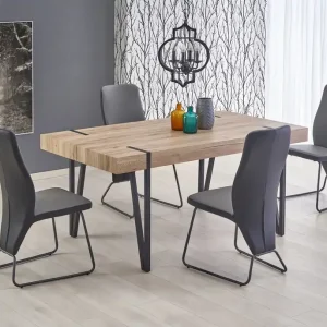 Ajánlat YOHANN asztal, téglalap alakú, szín san remo tölgy/fekete