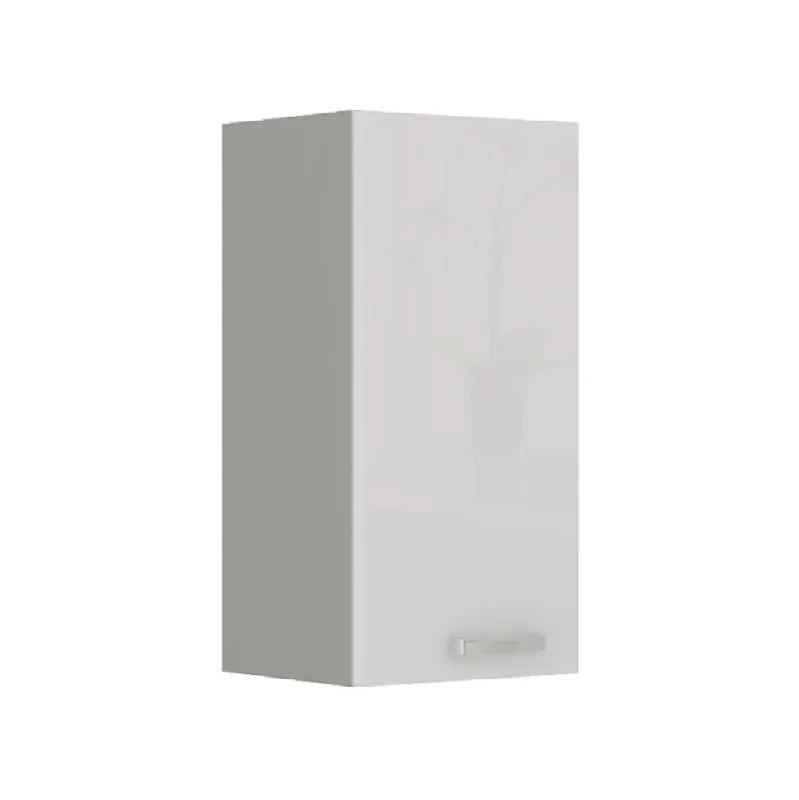 Outlet Felsőszekrény, fehér magasfényű, PRADO 40 G-72 1F