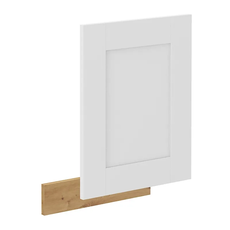 Ajtó mosogatógéphez, fehér/artisan tölgy, LULA ZM 570x446 Akció